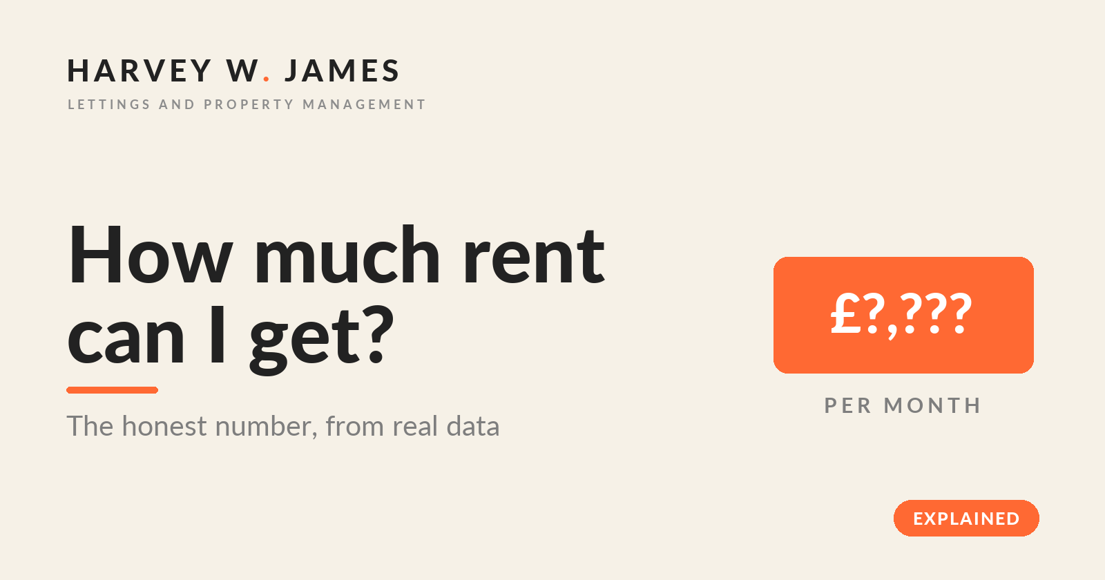 How much rent can I get for my London flat?