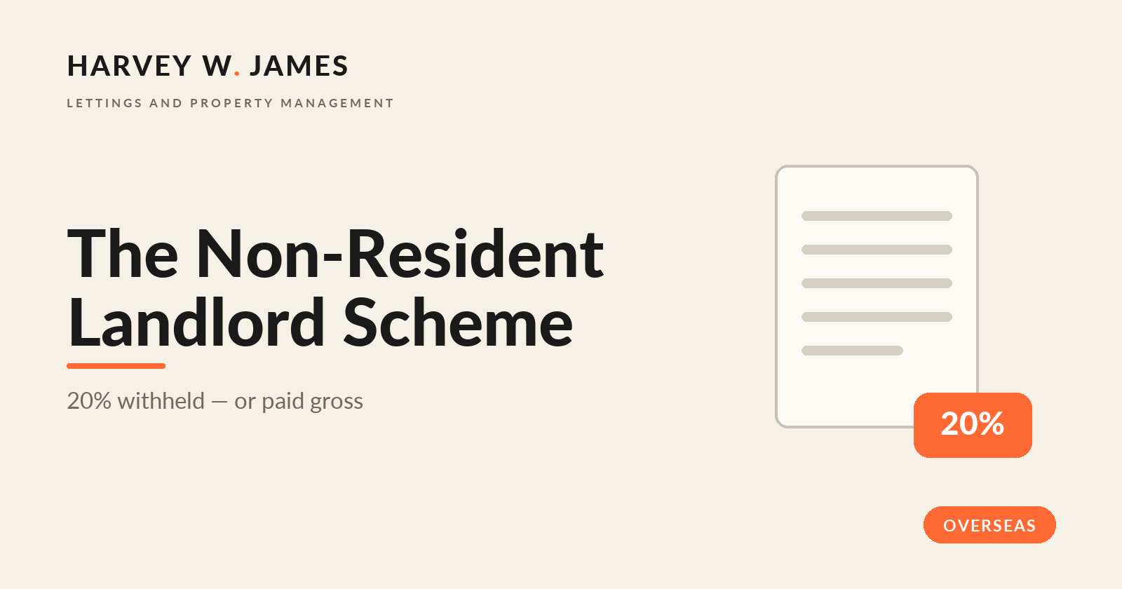 The Non-Resident Landlord Scheme: what overseas owners of a London rental need to know
