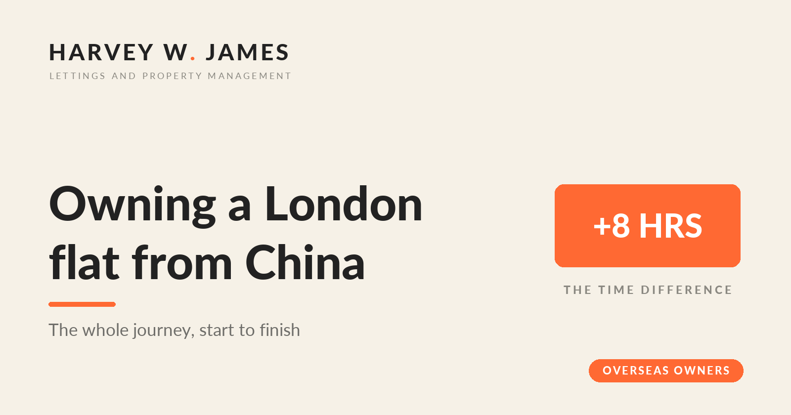 Owning and Letting a London Flat from China: The Whole Journey