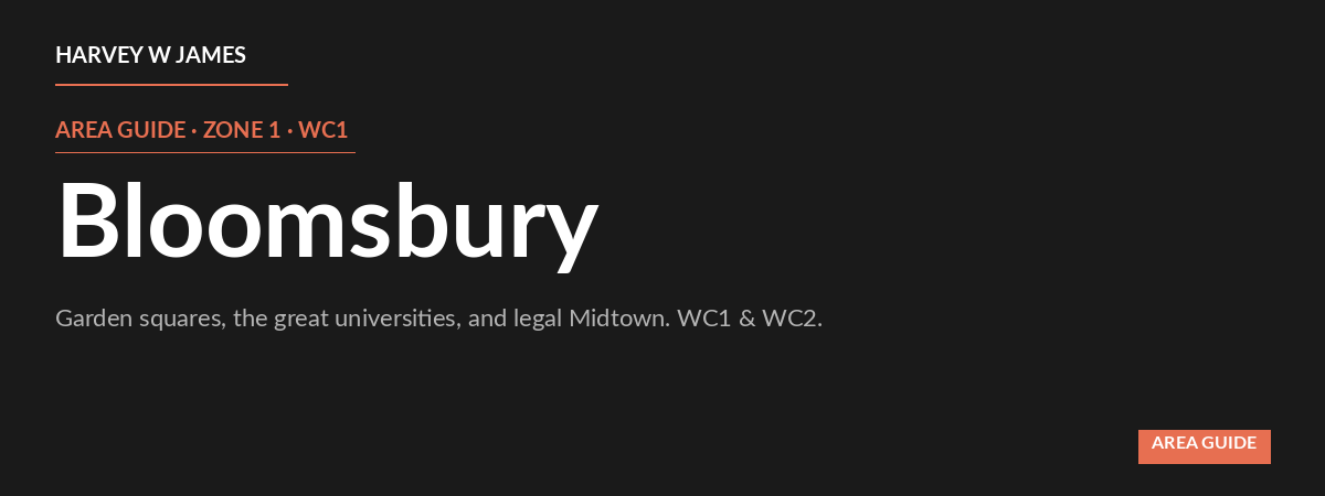 Bloomsbury & Midtown Area Guide