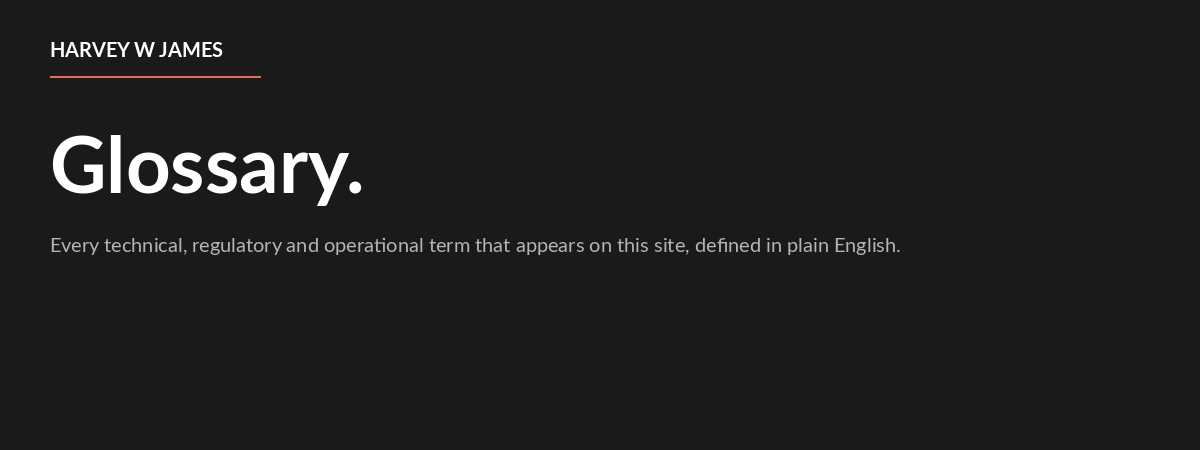 Glossary