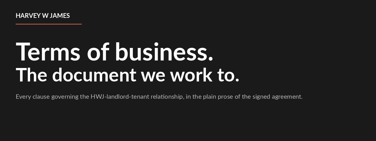 Landlord Terms of Business